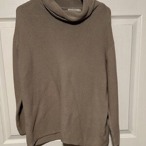 Echo verde Women's Turtleneck Sweater organic cotton